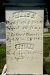 Orsborn, Isaac G. Selina and two unnamed infants -- inscription on family obelisk